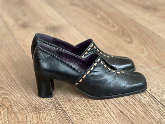 Expressly Andrew Halliday compact BOCAGE Vintage Shoes Black Genuine Leather Front Cut Closed - Etsy Expressly Andrew Halliday compact BOCAGE Vintage Shoes Black Genuine Leather Front Cut Closed - Etsy