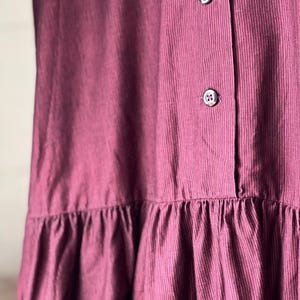 Vintage Marimekko Maxi Dress: 1977 Striped Cotton A-Line, Size M