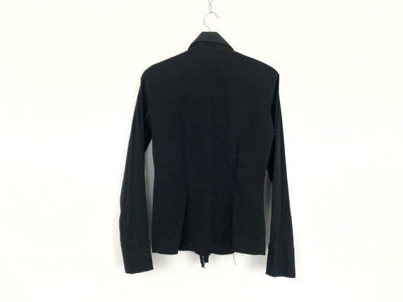 PINKO vintage black blouse size m, i 44, gb 12, d… - image 4