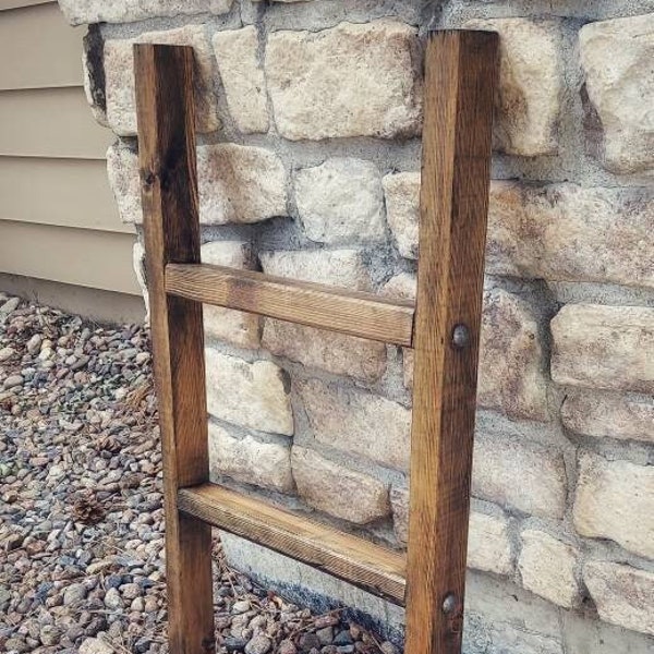 Wooden Towel Ladder Etsy