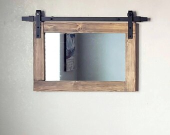 Mirror Barn Door Etsy