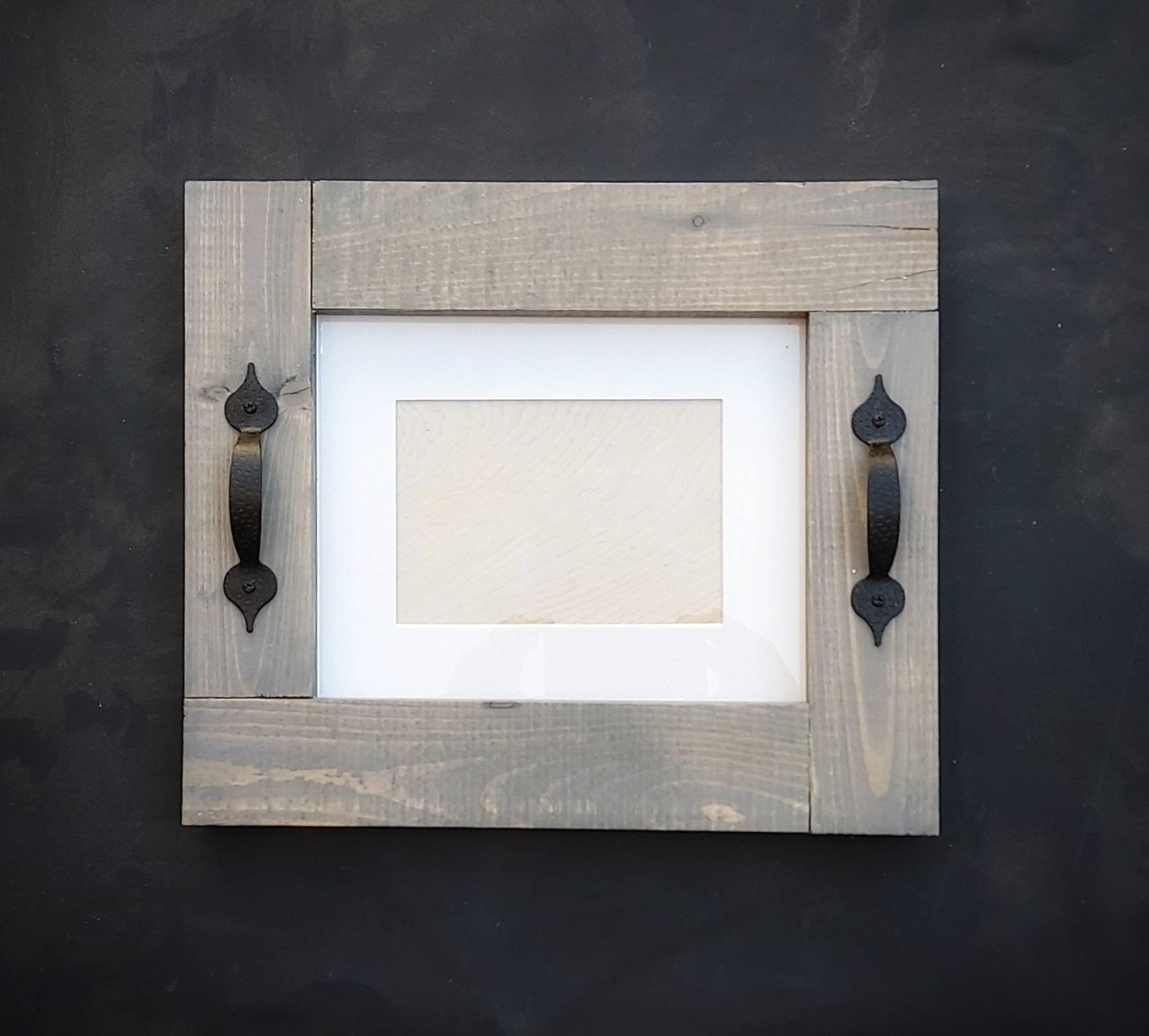 Farmhouse 8x10 Rustic Wooden Picture Frame Modern Farmhouse Etsy