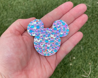 Colorful Pearl Mickey Inspired Brooch/Pin