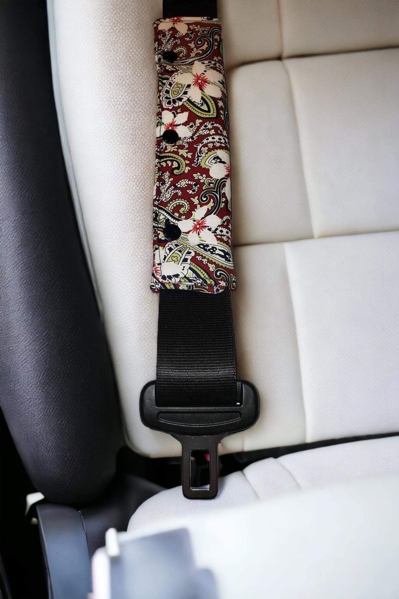 Housse De Ceinture De Sécurité De Voiture, 2 Pièces, Protection Florale  Décorative Pour Ceinture De Sécurité, Mode en ligne