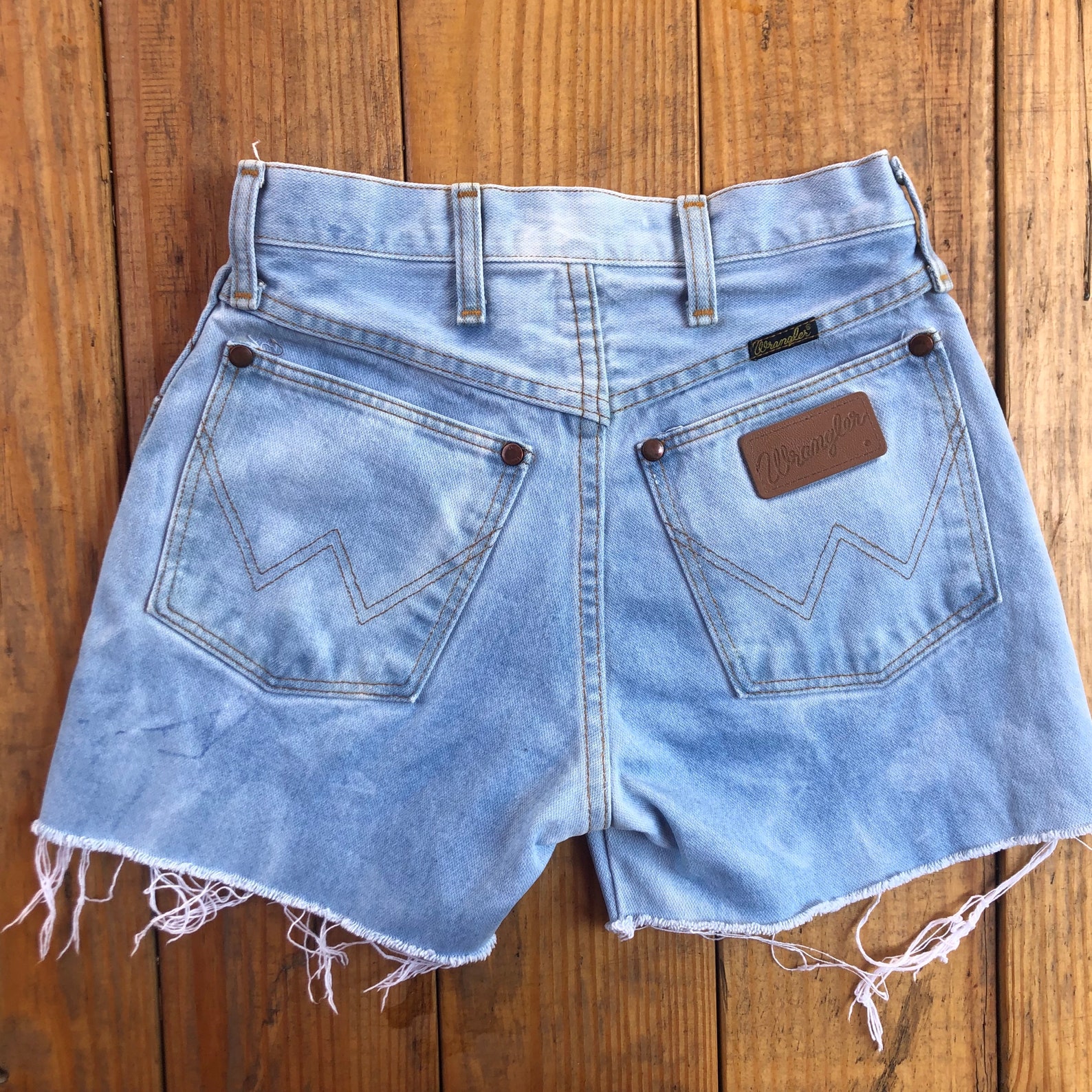 Wranglers High Waisted Denim Shorts - Etsy