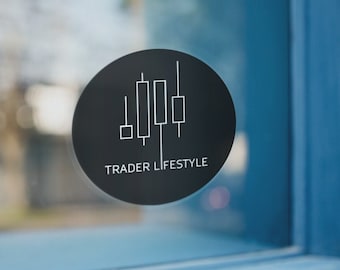 Trader Lifestyle Sticker Decal | Forex Trading | Traders | Candlesticks | Investor | Cryptocurrency | Ethereum | Bitcoin | MT4 | Metatrader
