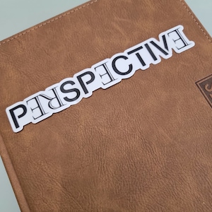 PERSPECTIVE Sticker Mindset Decal Motivation Dreamer Mental Health Awareness Weight Lifting Fitness Motivational Vision Tumbler Stickers