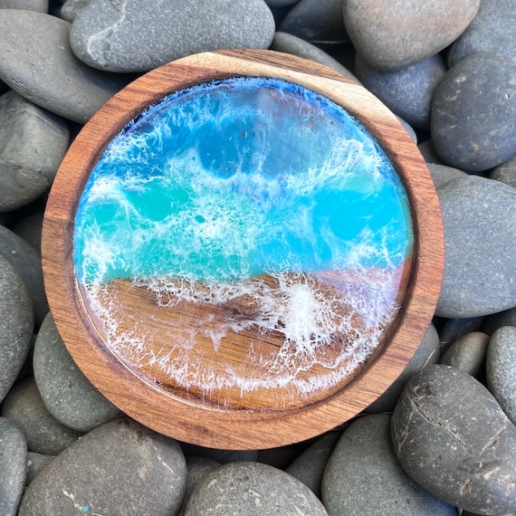 Coaster W/ BOTTLE OPENER - Hawaii Beach - SET OF 2 Coaster W/ BOTTLE OPENER - Hawaii Beach - SET OF 2