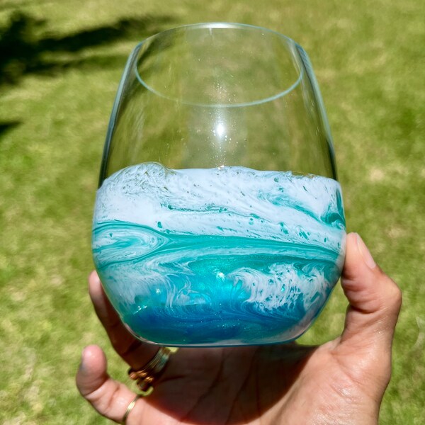 Plastic Stemless Wine Glasses Etsy