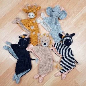 PDF. Pattern only. Crochet Giraffe comforter. Cute snoozing jungle themed comforter. Crochet baby comforter. Giraffe. image 6