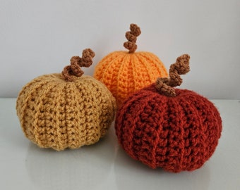 PDF only. Crochet PUMPKIN- big crochet pumpkin. Halloween pumpkin, Autumn pumpkin.