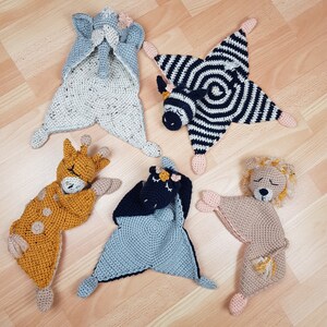 PDF. Pattern only. Crochet Giraffe comforter. Cute snoozing jungle themed comforter. Crochet baby comforter. Giraffe. image 10