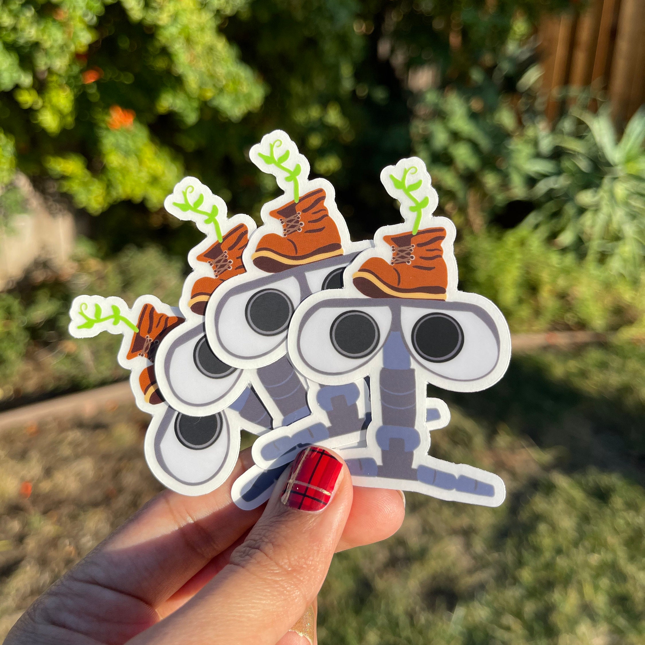 Wall E Sticker // Walle Sticker // Walle Sticker // Pixar Etsy