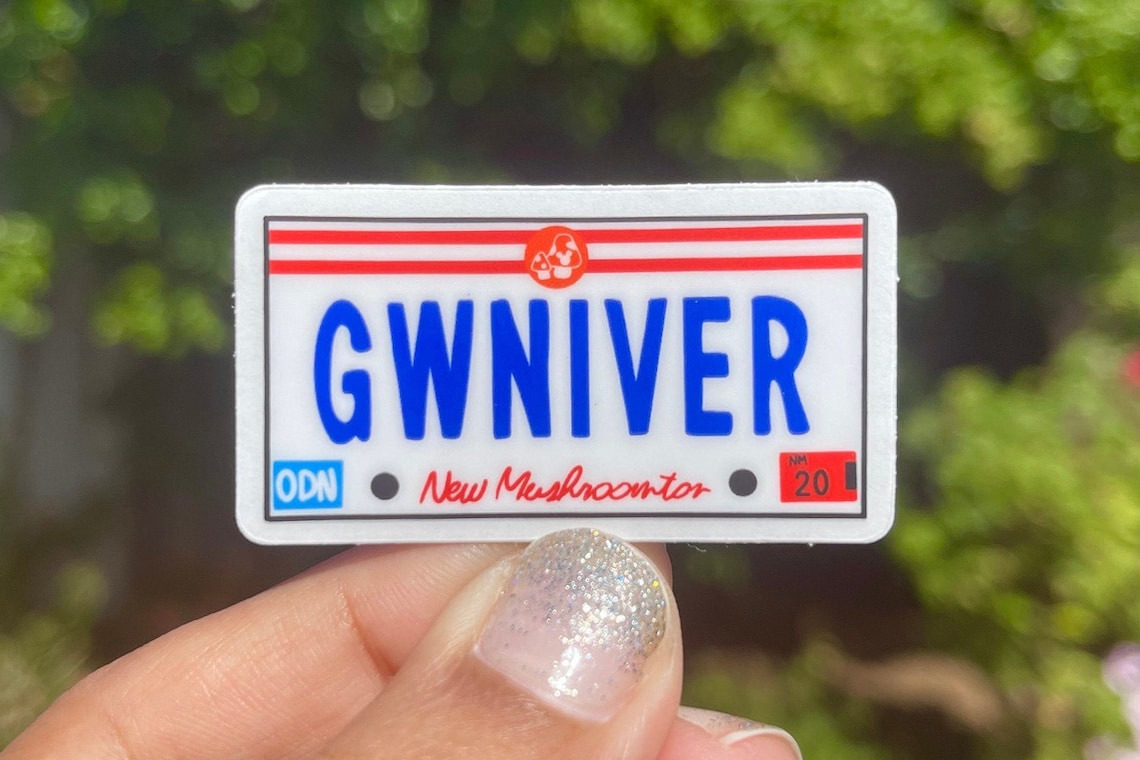 Pixar Onward Gwniver License Plate Sticker // Disney Pixar Etsy