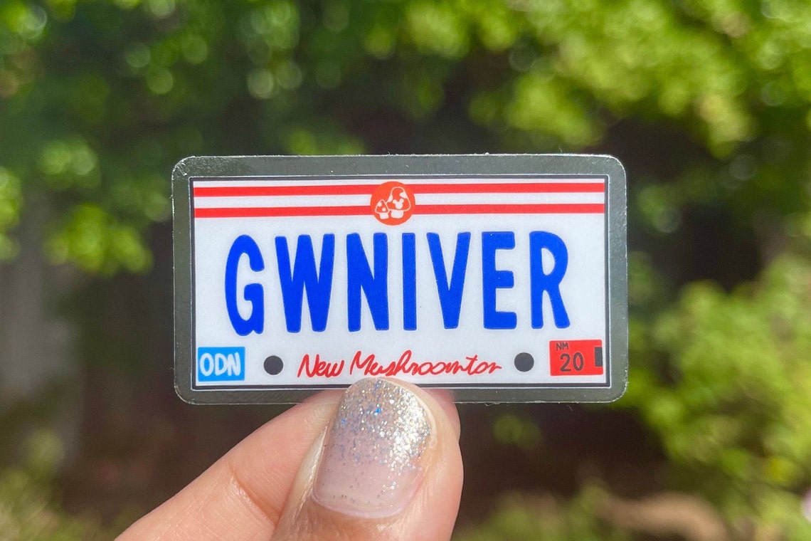 Pixar Onward Gwniver License Plate Sticker // Disney Pixar Etsy