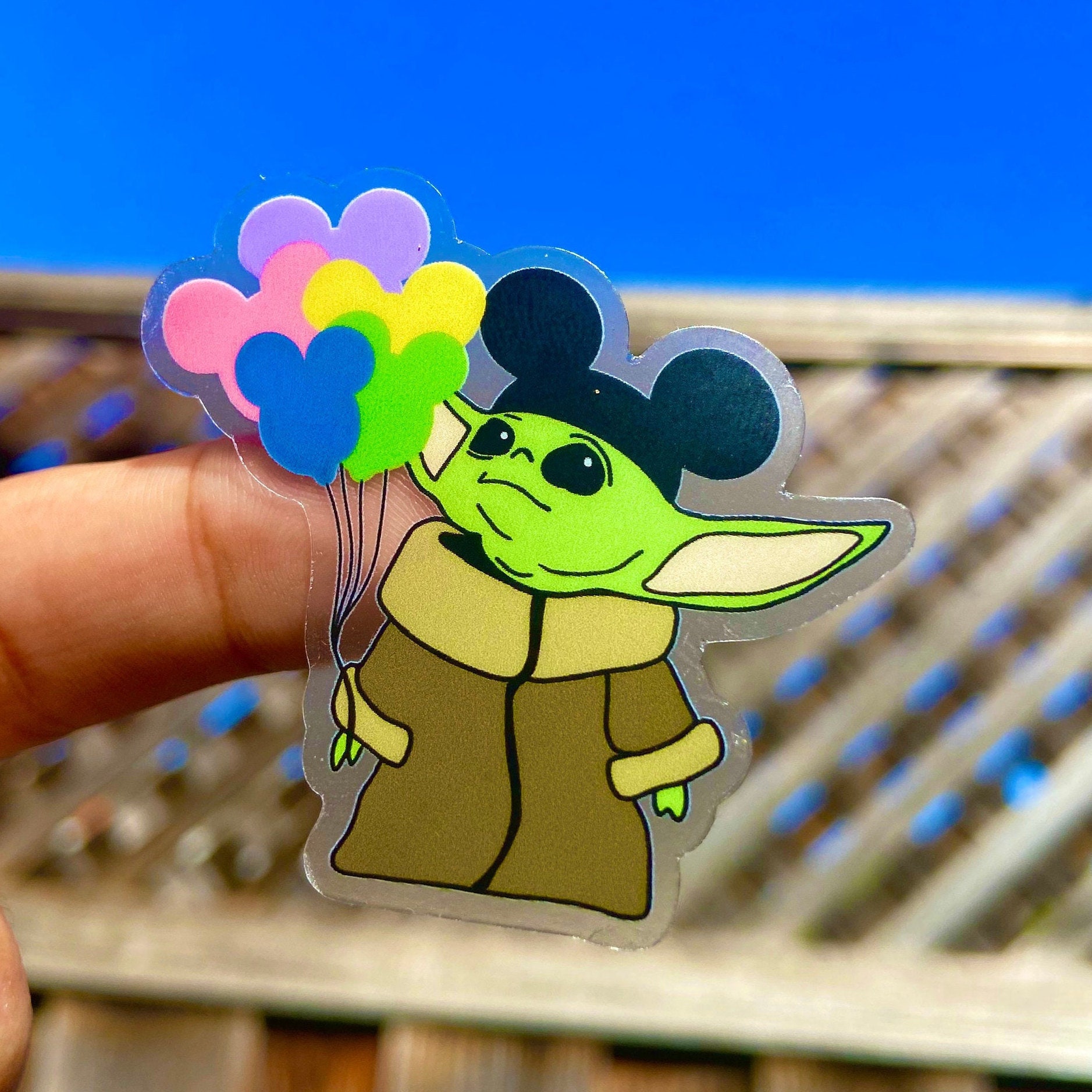 Baby Yoda Sticker // The Child Sticker // Yoda sticker // Star Wars S…