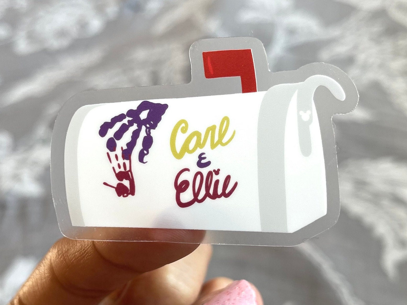 Disney Pixar Carl and Ellie Mailbox Sticker/pixar Up/carl and Etsy