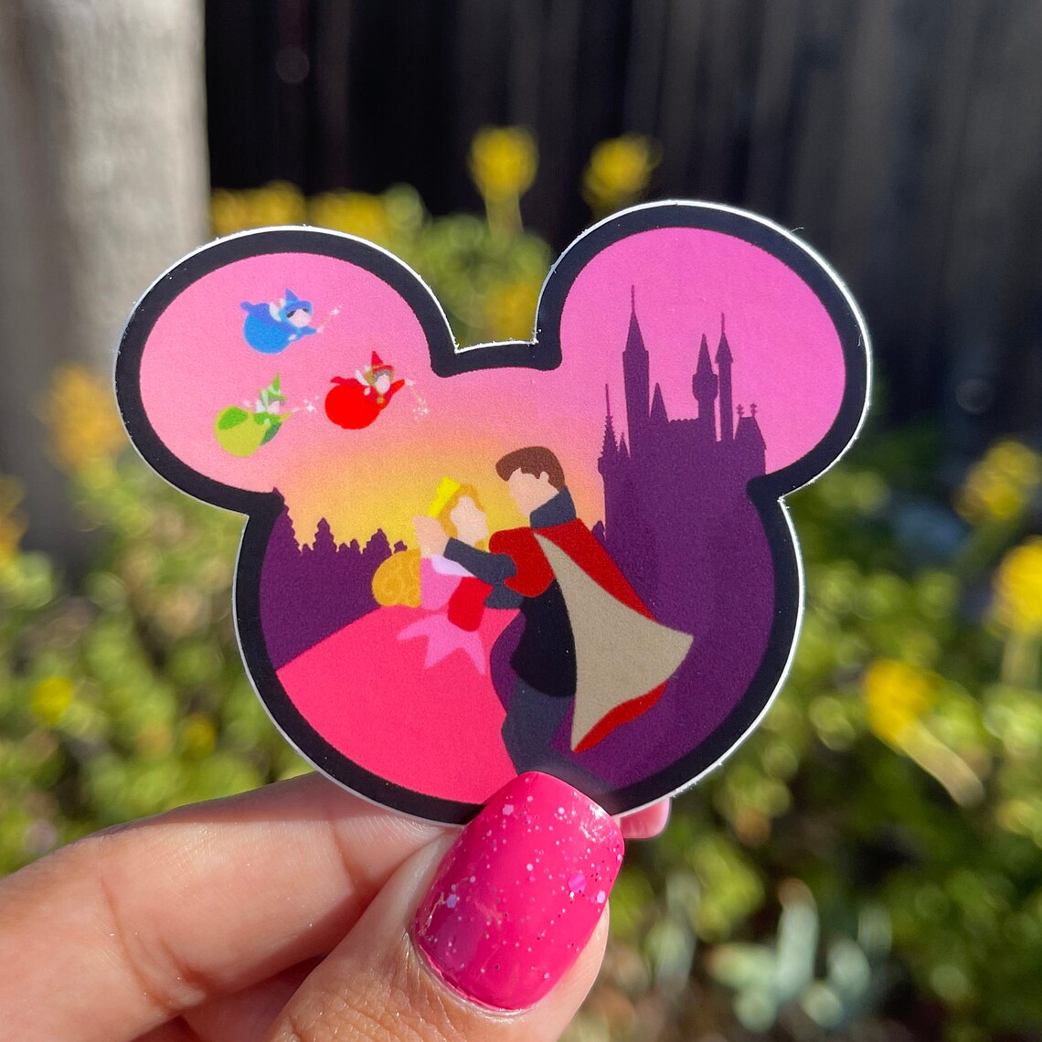 Disney Princess Sleeping Beauty Sticker // Disney Princess Etsy Nederland