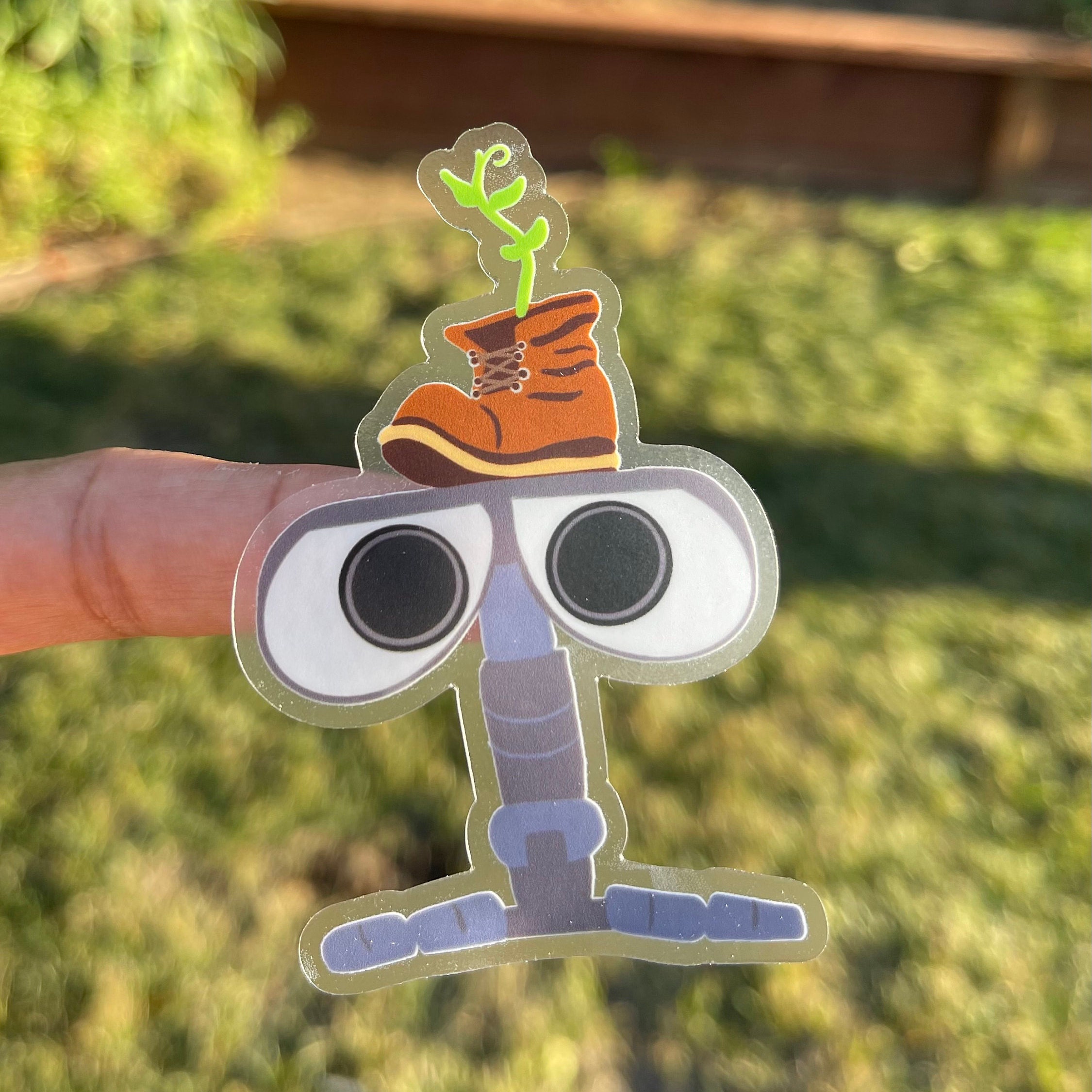 Wall E Sticker // Walle Sticker // Walle Sticker // Pixar Etsy