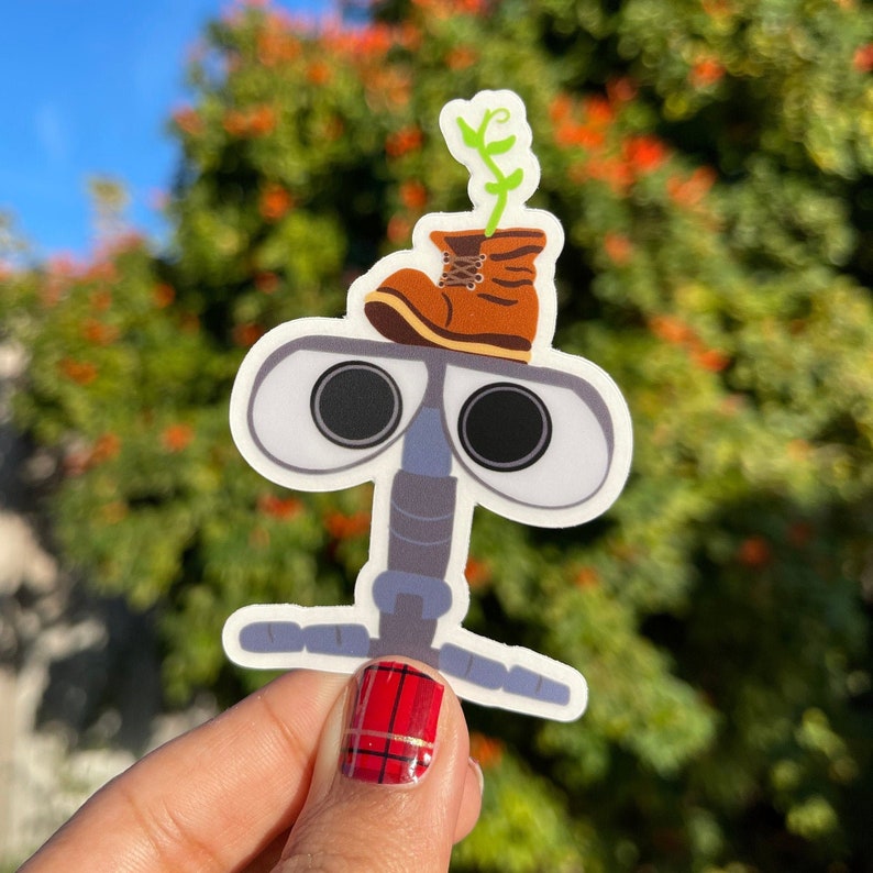 Wall E Sticker // Walle Sticker // Walle Sticker // Pixar Etsy