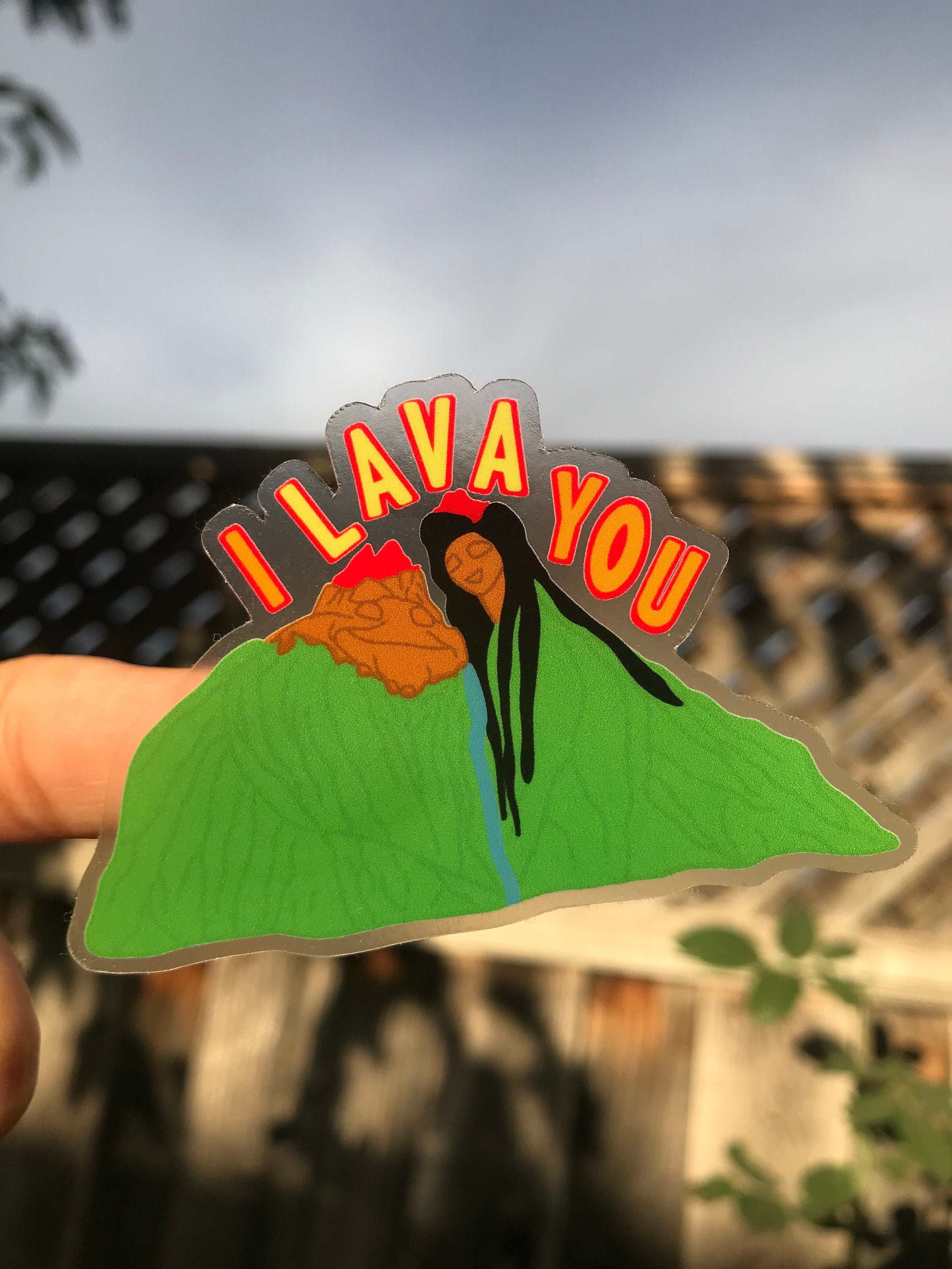 I Lava You Sticker // Lava You Sticker // Pixar Sticker // Disney Sti…