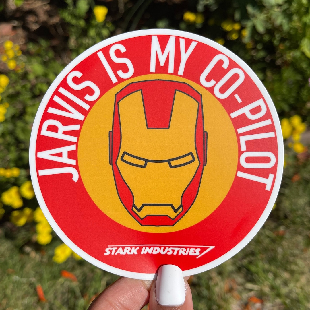 Disney Marvel Iron Man Bumper Sticker // Iron Man Sticker // Etsy