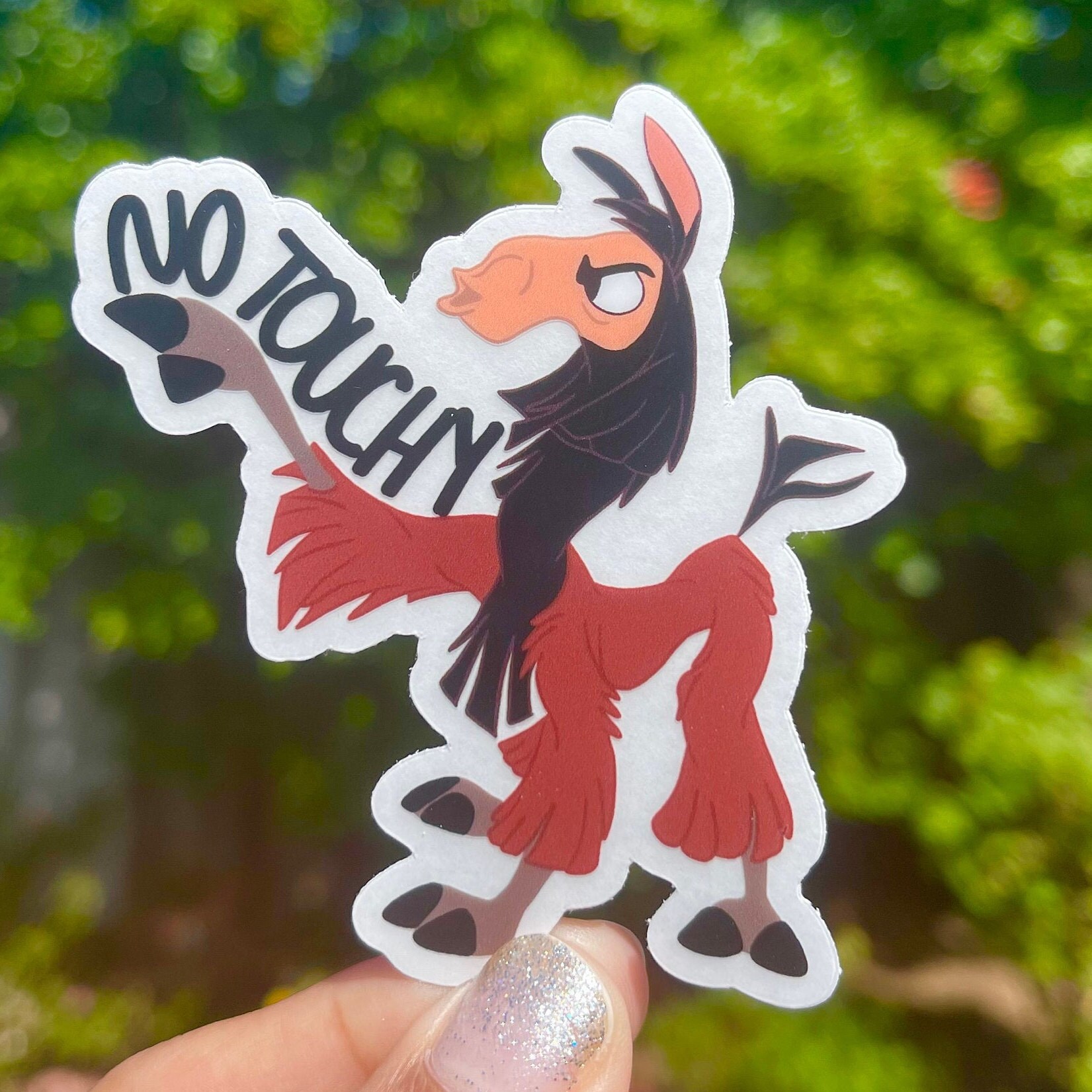 Kuzco No Touchy Emperor's New Groove Sticker // Kuzco Disney Stic…