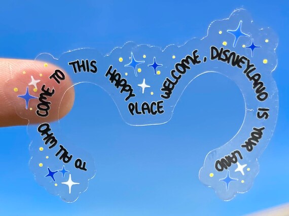 Walt Disney Disneyland Speech Mickey Sticker Disneyland Etsy Walt Disney Disneyland Speech Mickey Sticker Disneyland Etsy