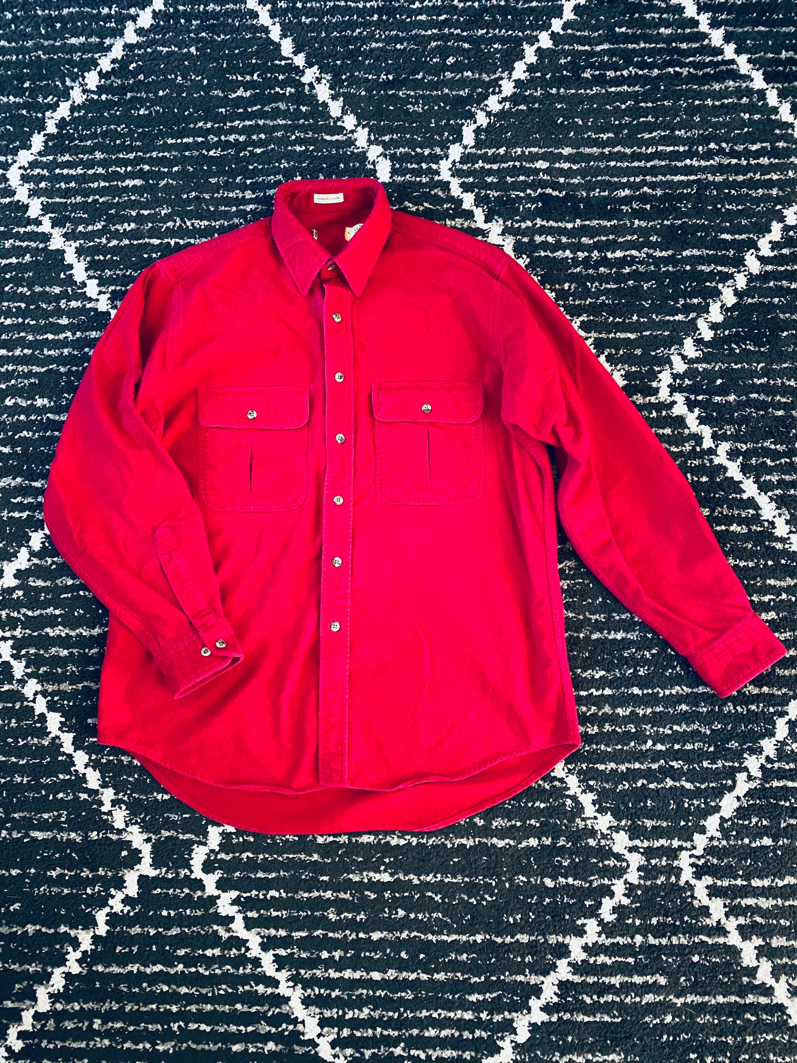 Cozy vintage chamois flannel shirt/jacket | Etsy