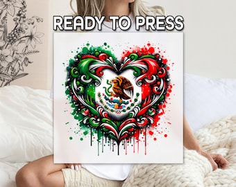 Impressive Heart DTF Transfer, Red and Green Heart DTF, Hawk and Snake DTF, Bulk Printing, Ready to Apply, Wholesale Print, Easy to Apply
