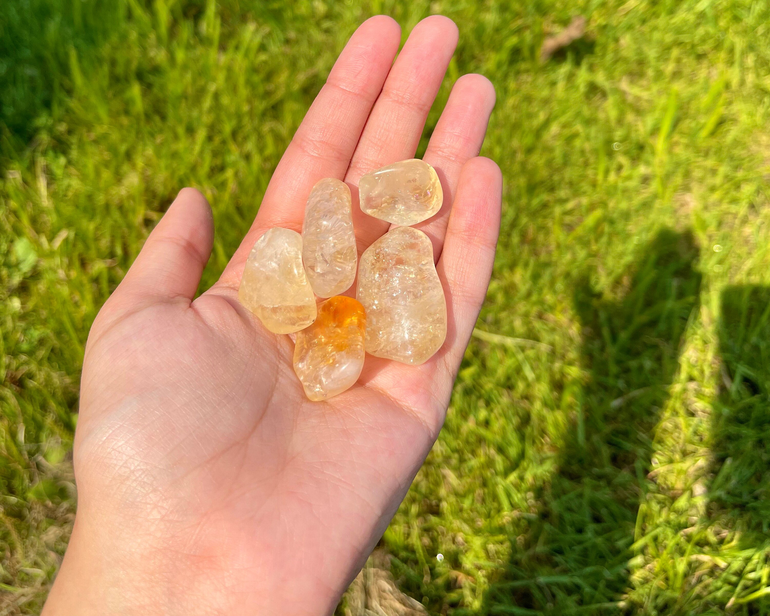natural citrine tumble, ethically sourced (size varies from small to …