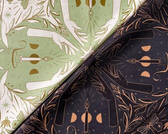 Luminary Bandana - MOSS | Altar cloth | Cottage Witch