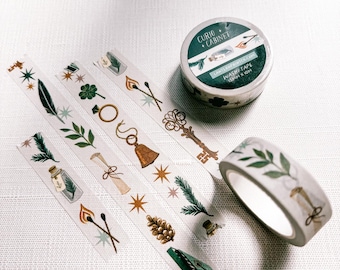 Curio Cabinet Washi Tape - trinkets, curios, treasures