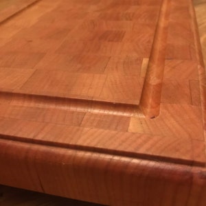 Custom, Made-To-Order Cherry Butcher Block. Design Your Own Endgrain Board!