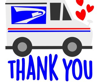 Free Free 83 Mail Truck Thank You Svg Free SVG PNG EPS DXF File