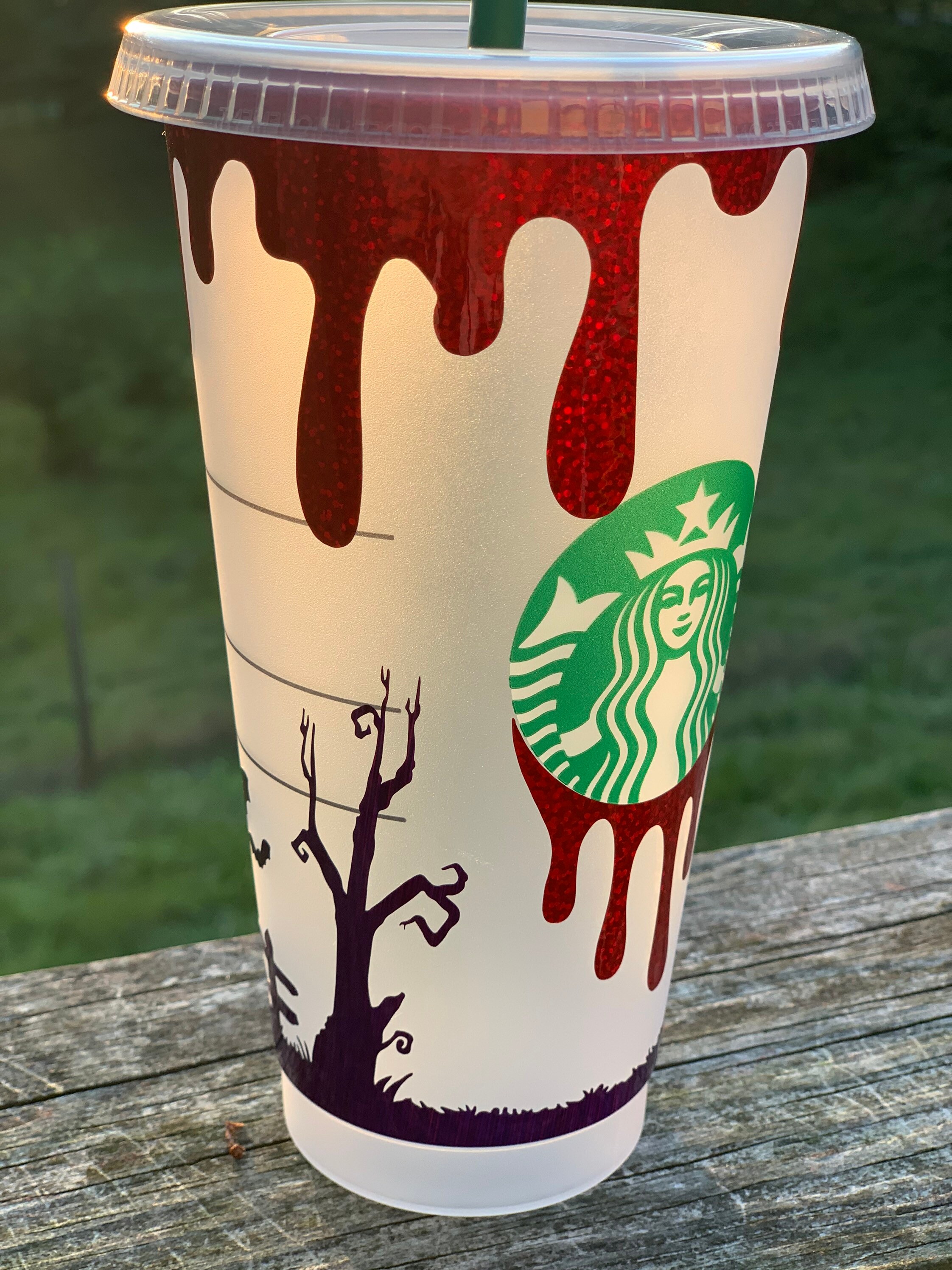 Halloween Starbucks Cold Cup / Venti Halloween Tumbler With Etsy