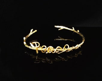 its sense Golden Twig/Antler Bangle its sense Golden Twig/Antler Bangle