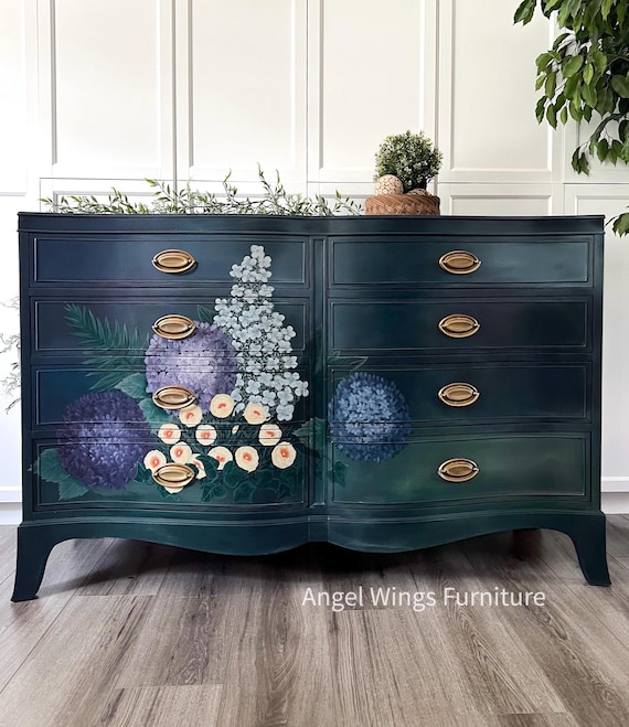 princess polly baby blue dress Easy Blue Painted Dresser Makeover main image 1