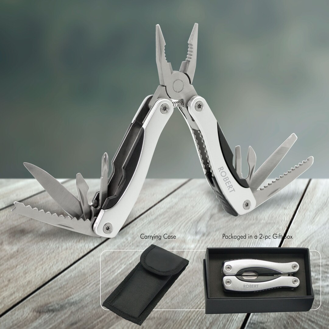 Personalized Laser Engraved Multi Tool Set With Belt Pouch and Etsy