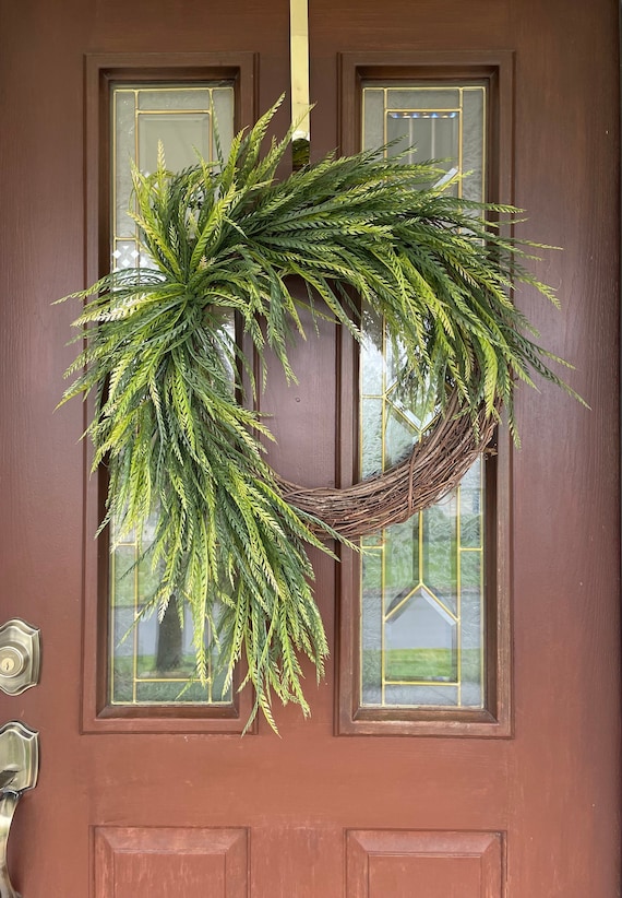 Saw Grass Wreath, Year Round Wreath for Front Door, All Season