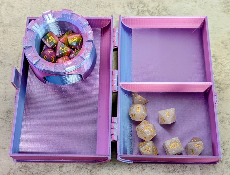 3D Printed Dice Tower Pop up Book Digital Download Print - Etsy
