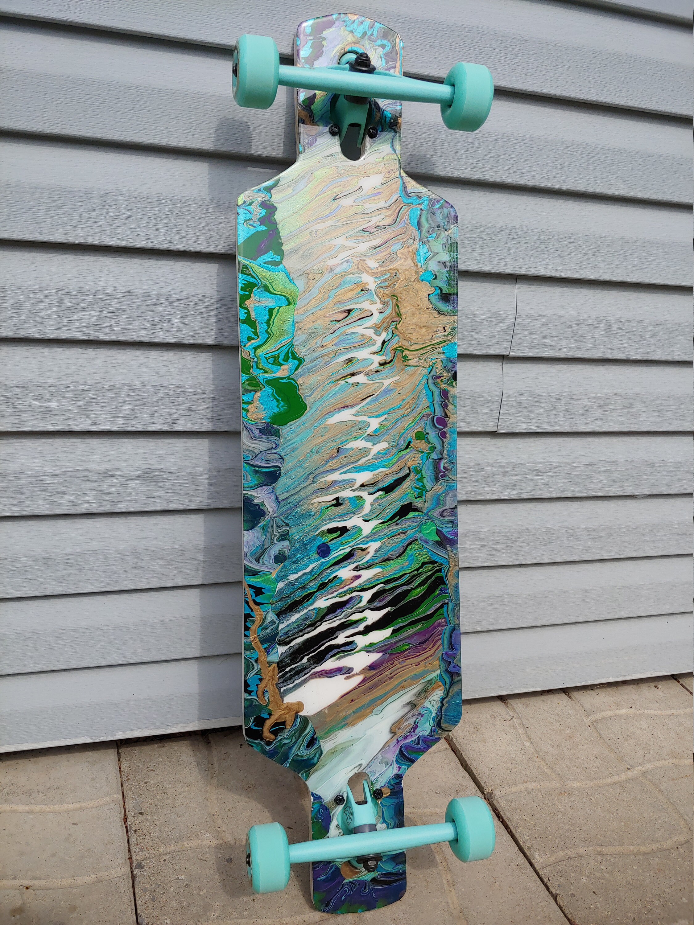 Custom Birch Long Boards Complete Board One or Two Sided Etsy