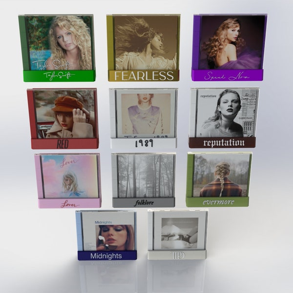 Taylor Swift CD Display Shelves - Handmade Wall Mounted or Table Top Displays