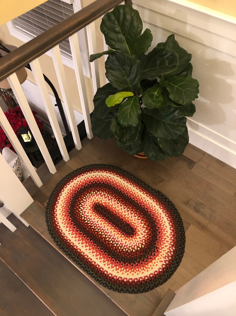 Hand Braided Rug Etsy