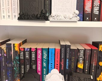Dark Romance Bookmark Holder | Gothic Tomb Book Decor | Bookish Shelf Accessory