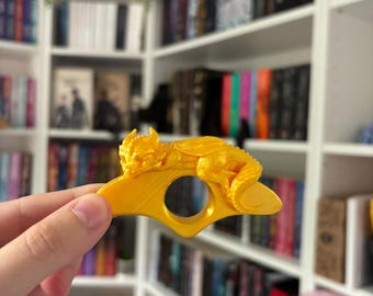 Sleepy Baby Dragon Page Holder – Fourth Wing Inspired | Bookish Gift for Fantasy Readers