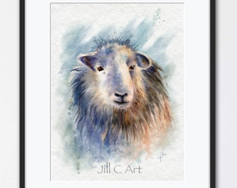 The Lamb Art Print: Spring Farmhouse, Easter Nursery Decor