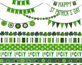 Shamrock Border Etsy