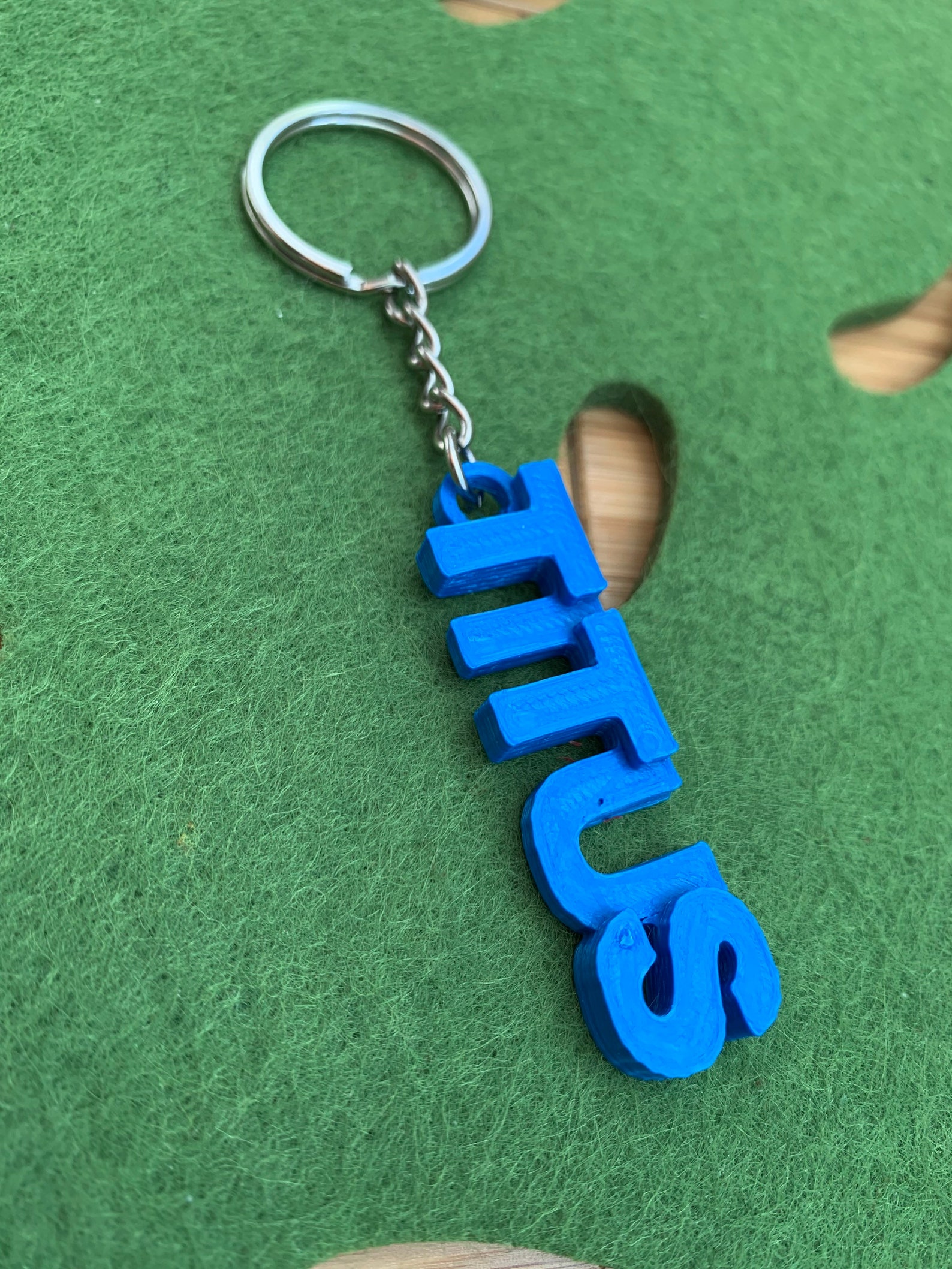 3D Printed Custom Made Personalized Keychains Key Rings Etsy