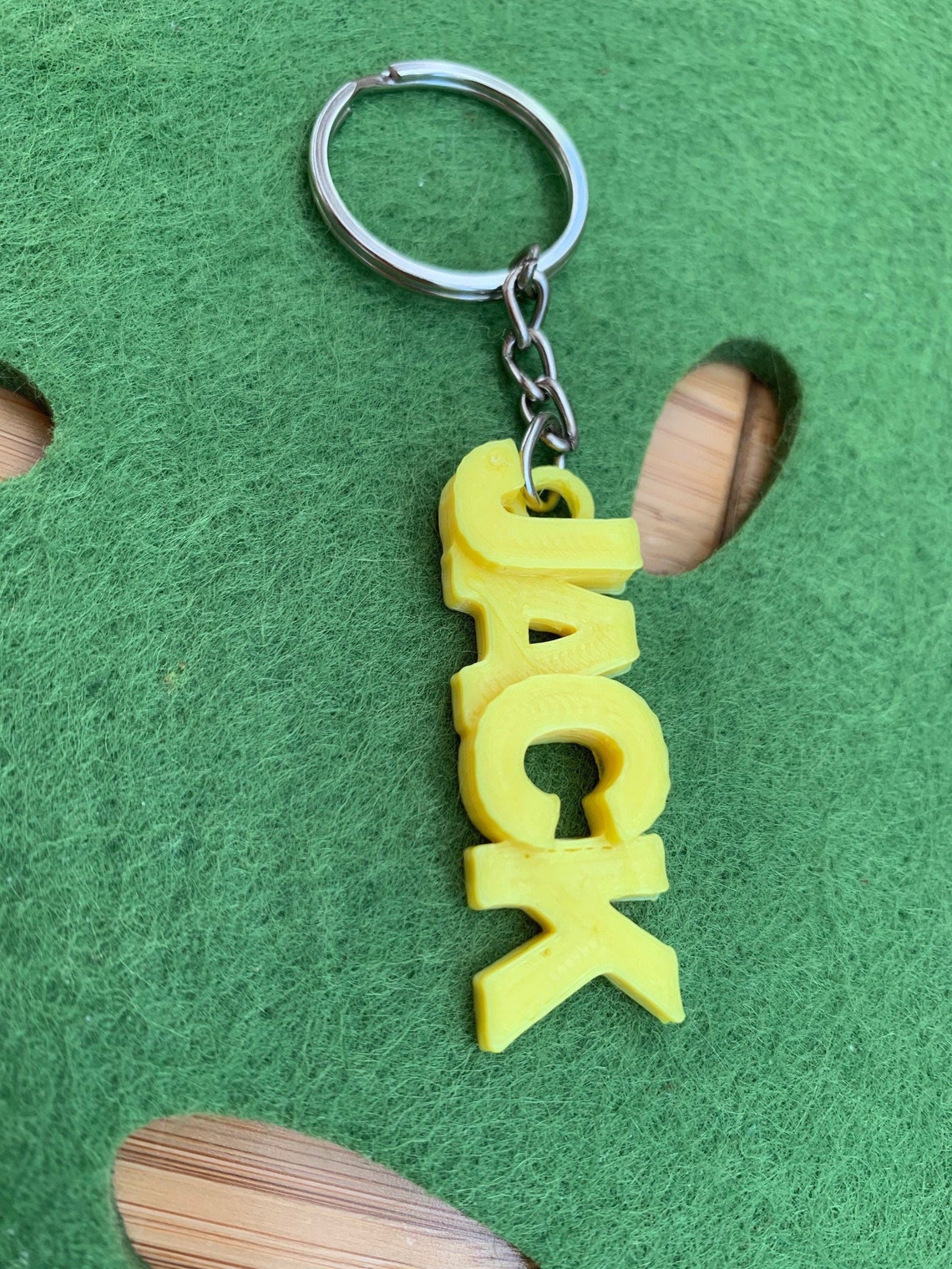 3D Printed Custom Made Personalized Keychains Key Rings Etsy
